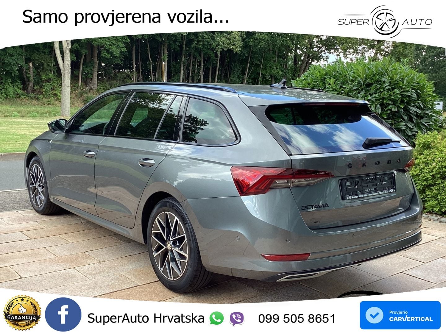 Škoda Octavia Combi 2.0 TDI (150 KS) DSG SportLine MATRIX+GR SJED+KAM