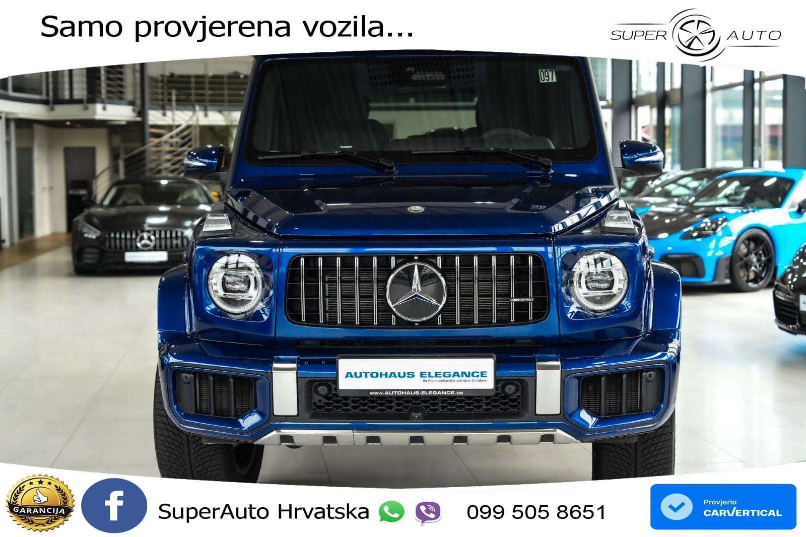 Mercedes AMG G 63 Long V8 (585 KS) 4MATIC 9G-TRONIC AMG SPEEDSHIFT TCT Superior LED+GR SJED+ACC
