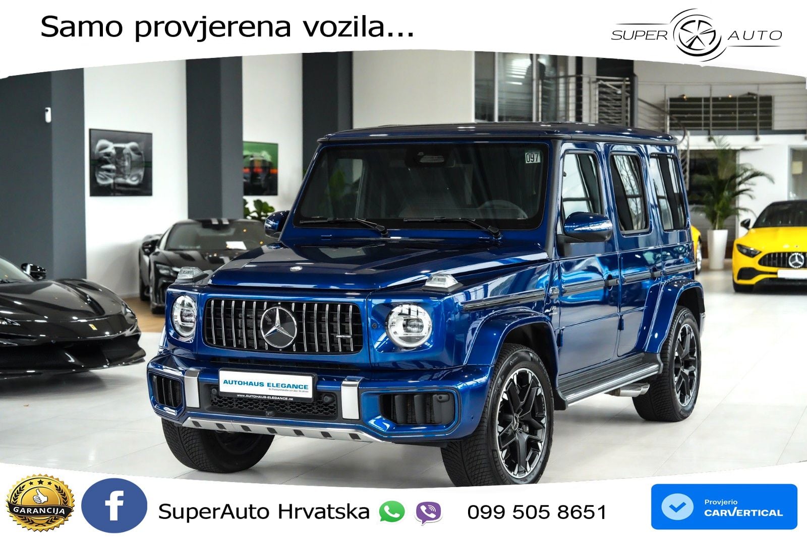 Mercedes AMG G 63 Long V8 (585 KS) 4MATIC 9G-TRONIC AMG SPEEDSHIFT TCT Superior LED+GR SJED+ACC