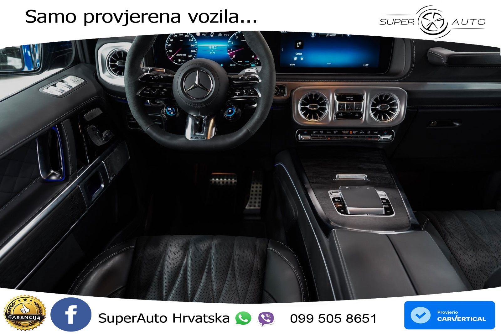 Mercedes AMG G 63 Long V8 (585 KS) 4MATIC 9G-TRONIC AMG SPEEDSHIFT TCT Superior LED+GR SJED+ACC