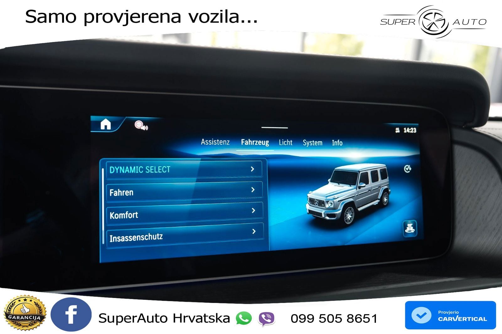 Mercedes AMG G 63 Long V8 (585 KS) 4MATIC 9G-TRONIC AMG SPEEDSHIFT TCT Superior LED+GR SJED+ACC