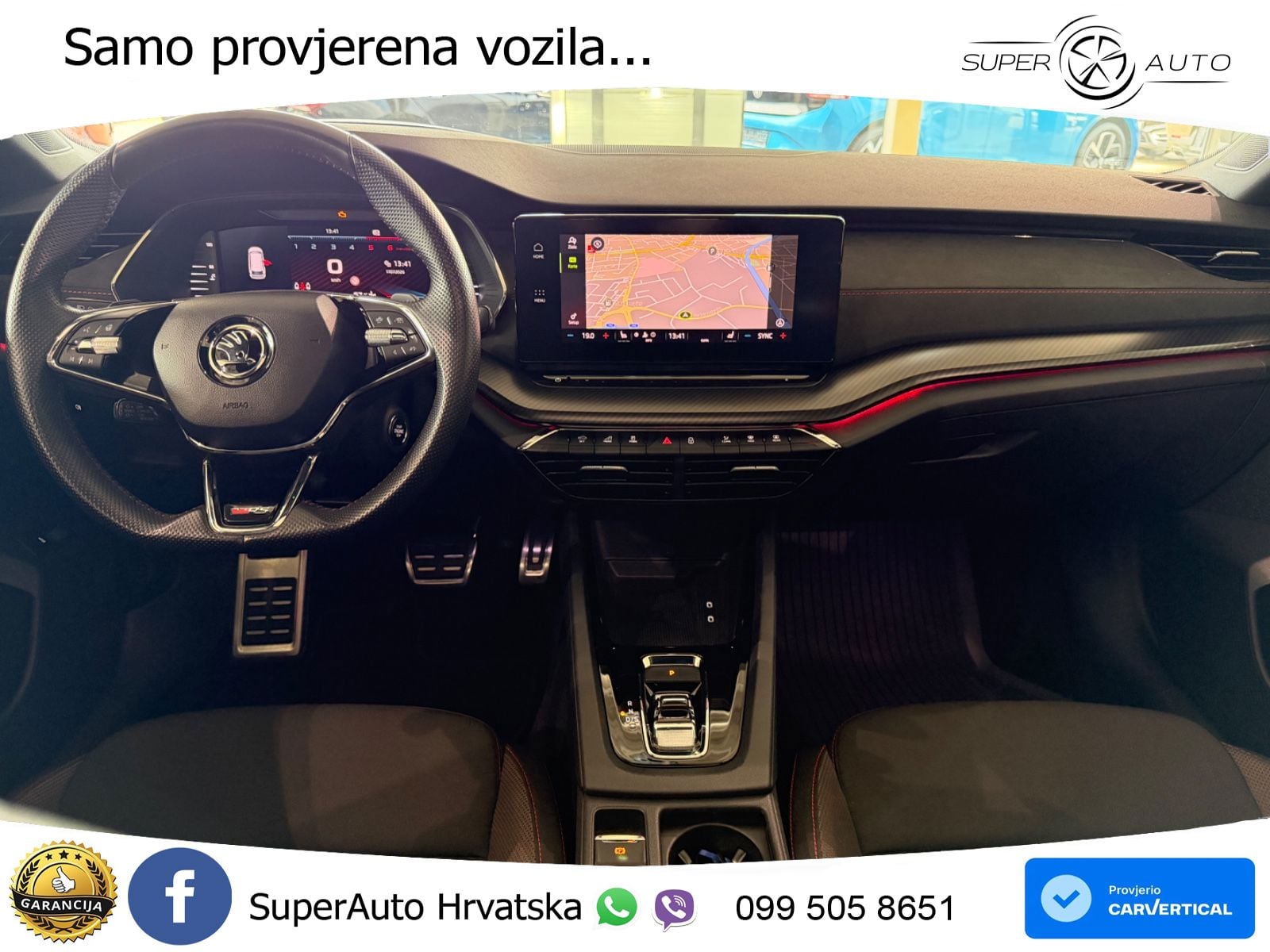 Škoda Octavia Combi RS 2.0 TDI (200 KS) DSG LED+GR SJED+ACC