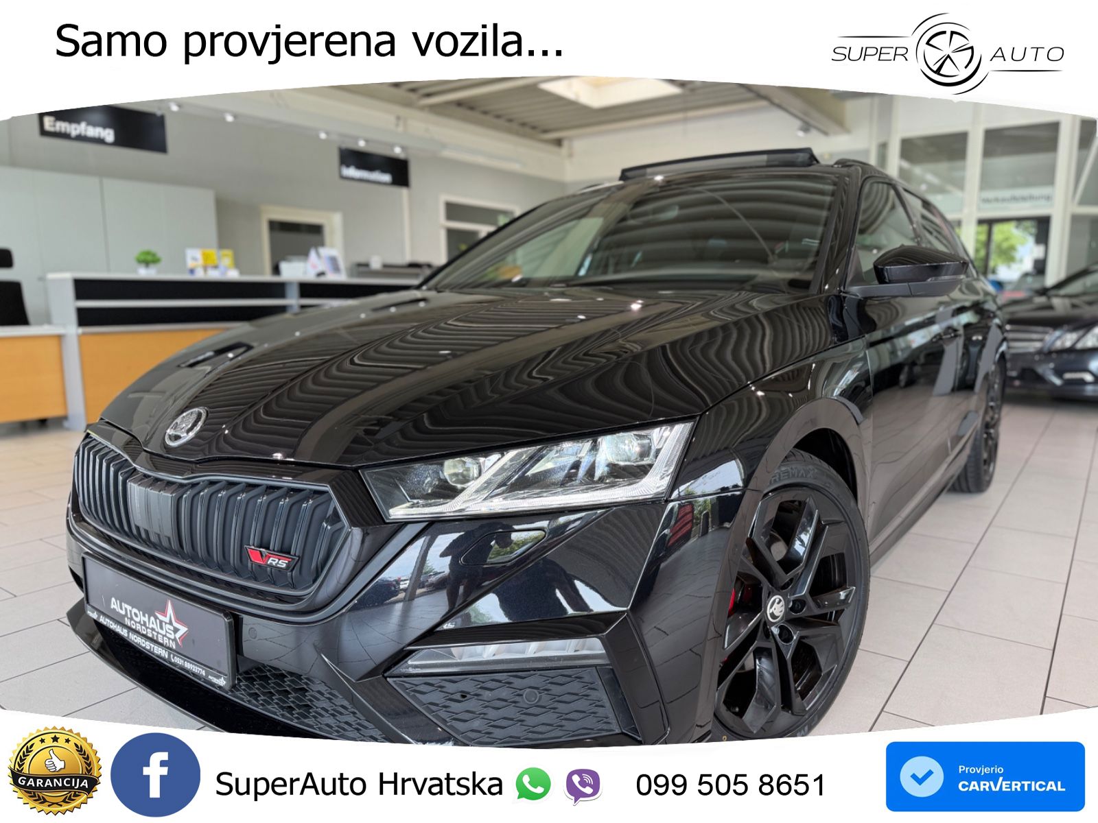 Škoda Octavia Combi RS 2.0 TDI (200 KS) DSG LED+GR SJED+ACC