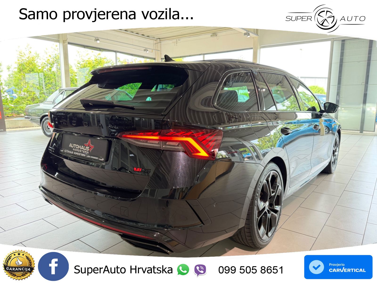 Škoda Octavia Combi RS 2.0 TDI (200 KS) DSG LED+GR SJED+ACC