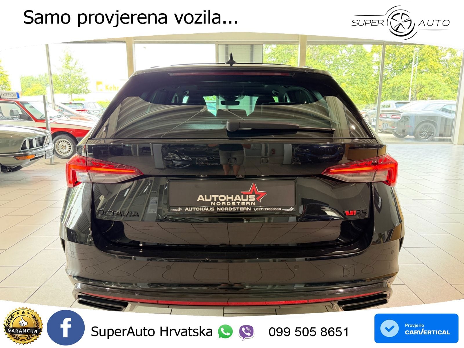 Škoda Octavia Combi RS 2.0 TDI (200 KS) DSG LED+GR SJED+ACC