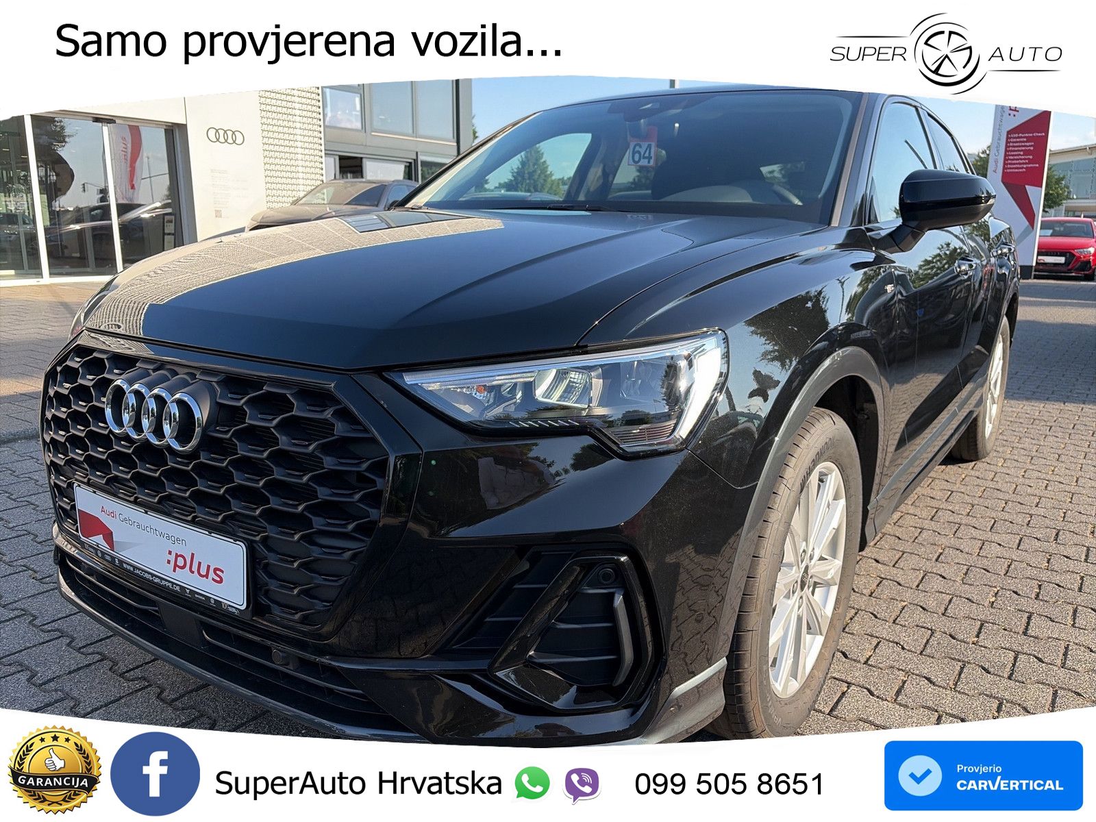 Audi Q3 II Sportback 35 TFSI (150 KS) S tronic S line LED+GR SJED+ACC