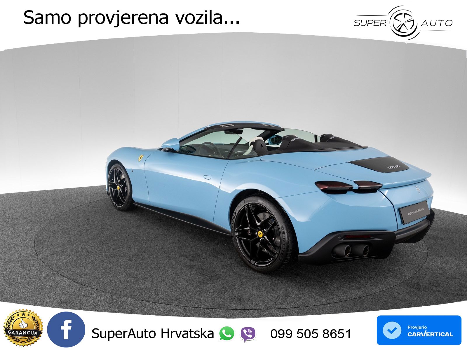 Ferrari Roma Spider 3.9 V8 (620 KS) F1 DCT LED+GR SJED+ACC