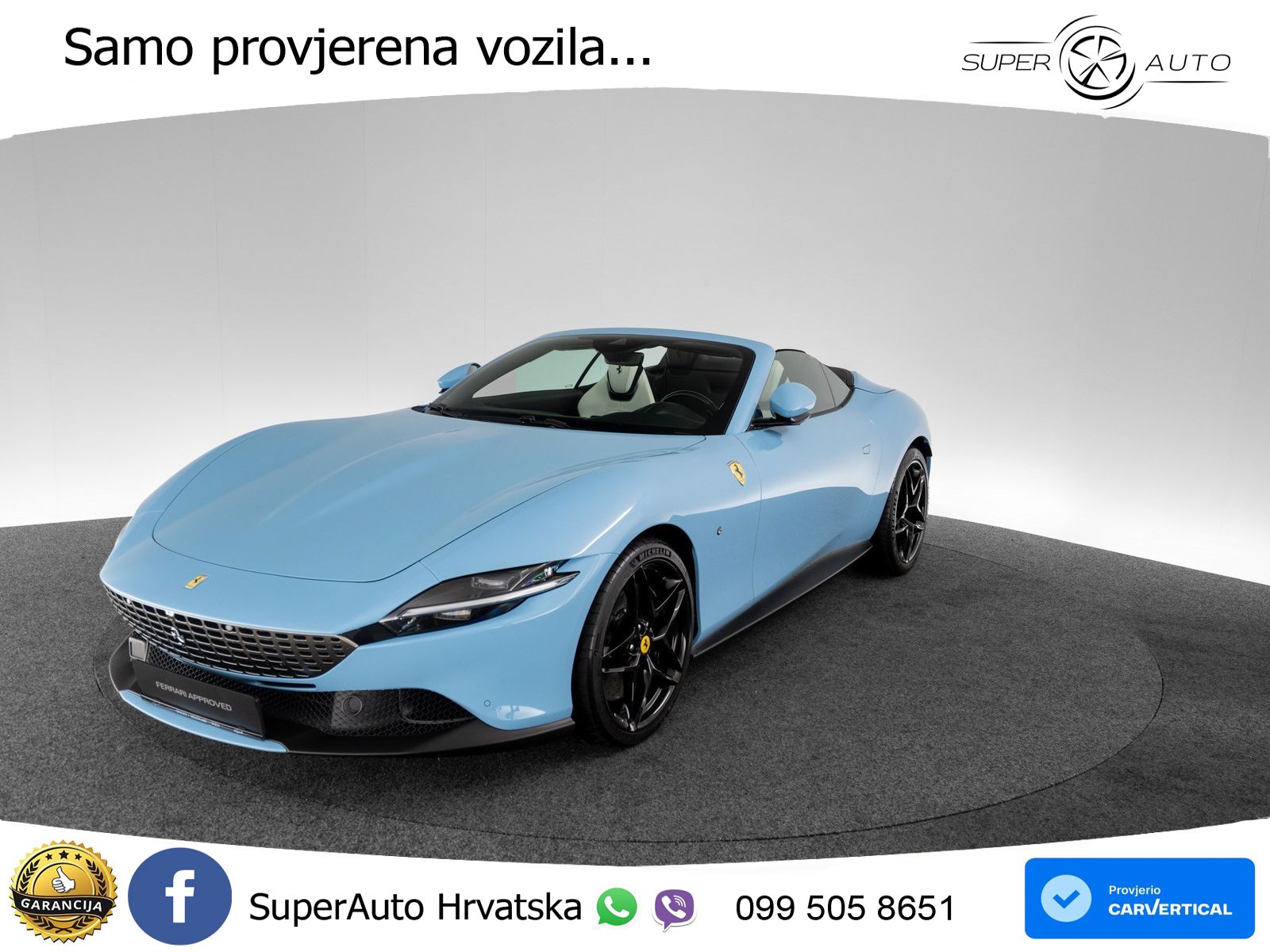 Ferrari Roma Spider 3.9 V8 (620 KS) F1 DCT LED+GR SJED+ACC
