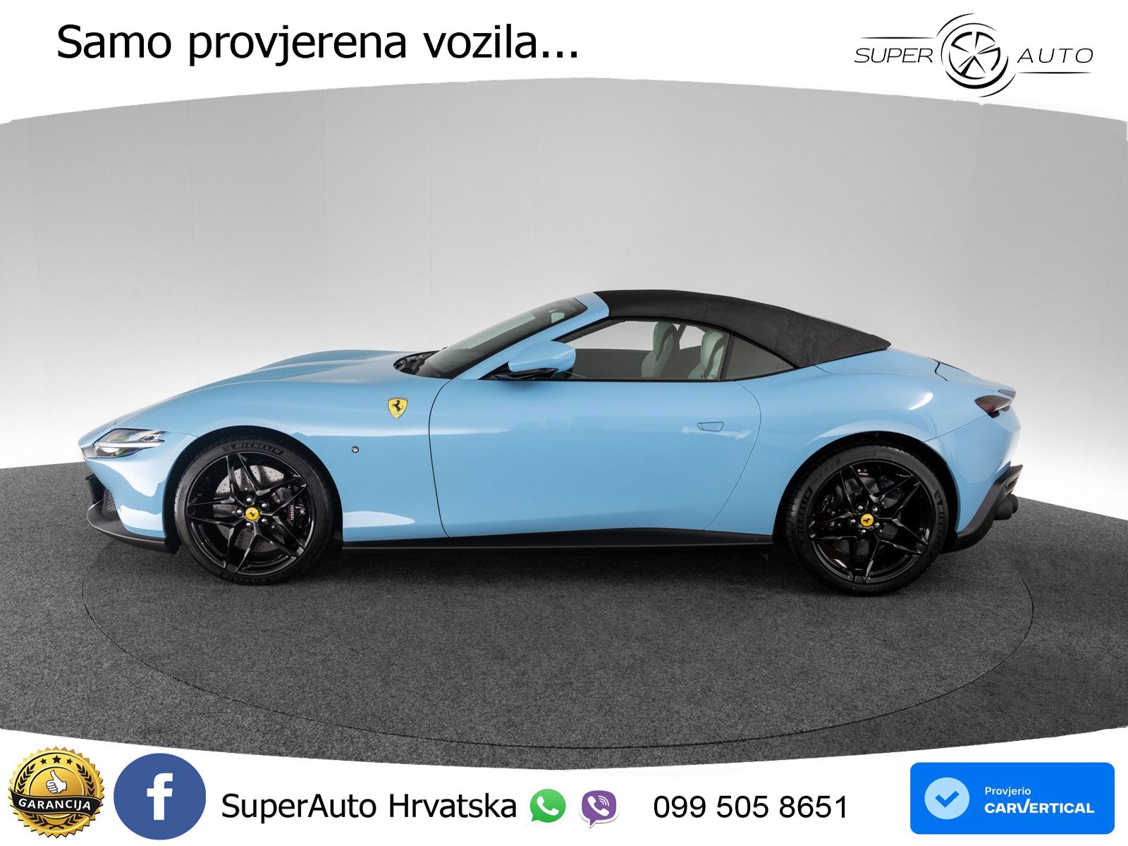 Ferrari Roma Spider 3.9 V8 (620 KS) F1 DCT LED+GR SJED+ACC