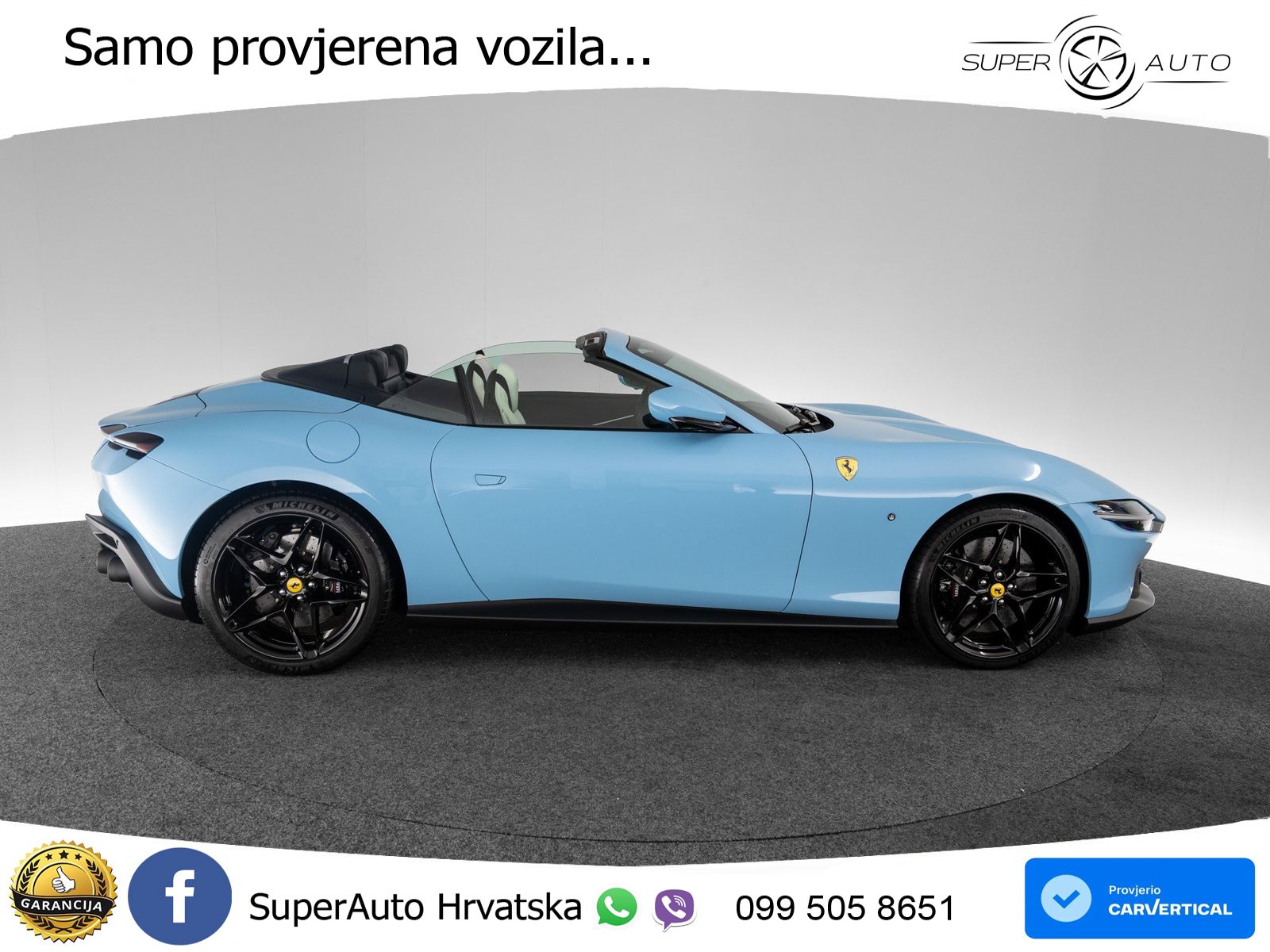 Ferrari Roma Spider 3.9 V8 (620 KS) F1 DCT LED+GR SJED+ACC