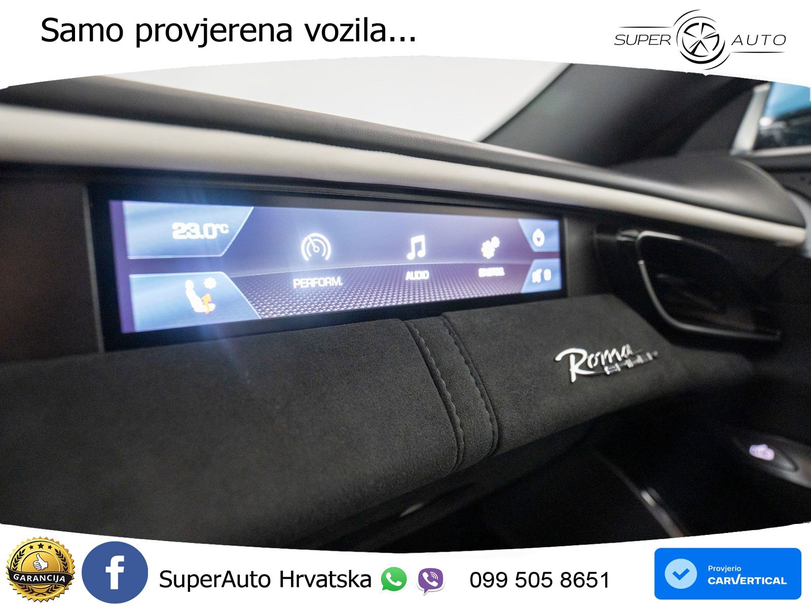 Ferrari Roma Spider 3.9 V8 (620 KS) F1 DCT LED+GR SJED+ACC