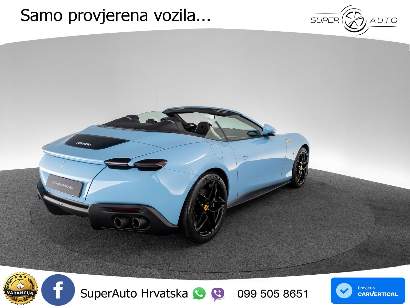 Ferrari Roma Spider 3.9 V8 (620 KS) F1 DCT LED+GR SJED+ACC