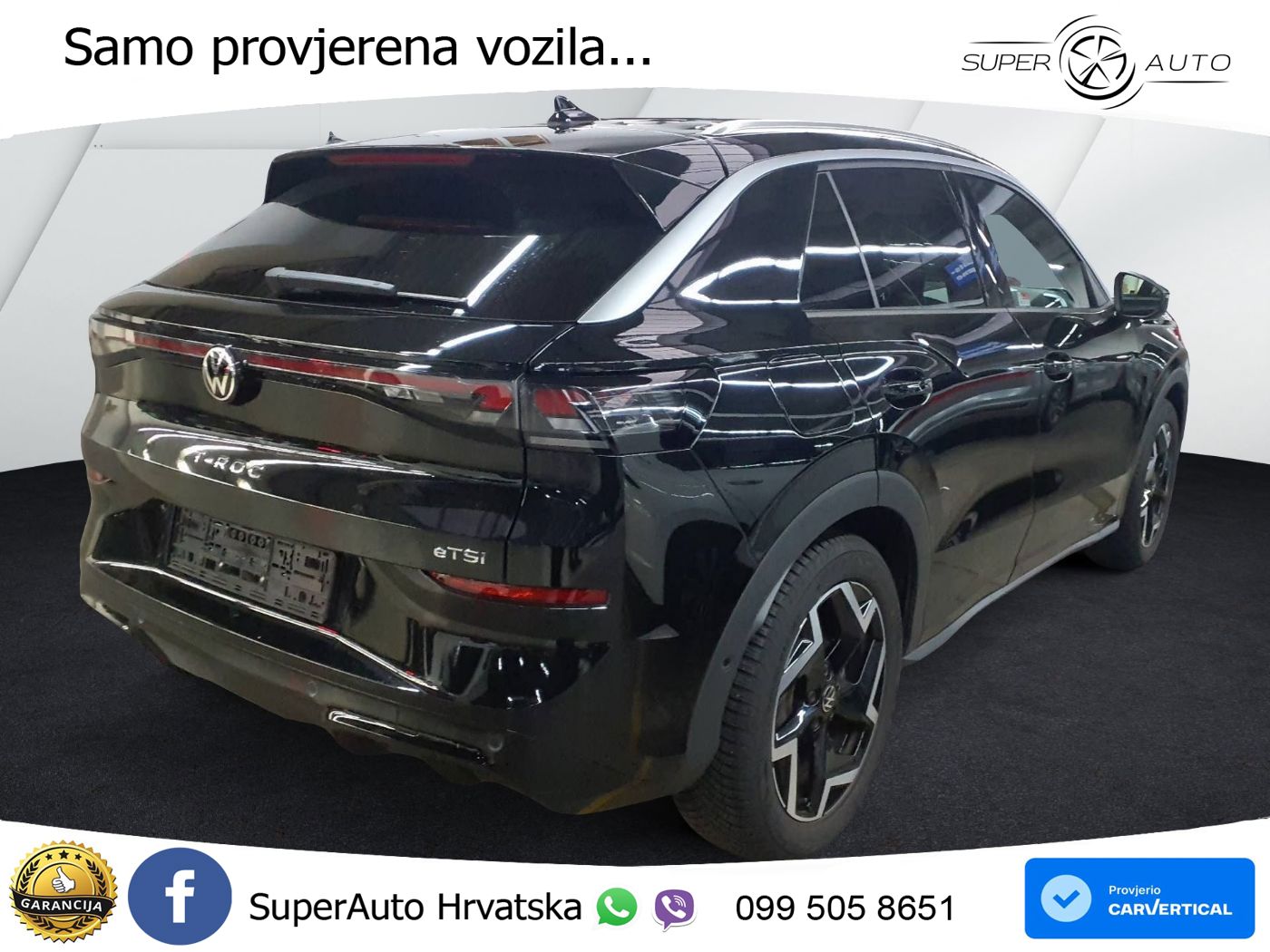 Volkswagen T-Roc 1.5 eTSI (150 KS)  DSG R-Line LED+GR SJED+ACC