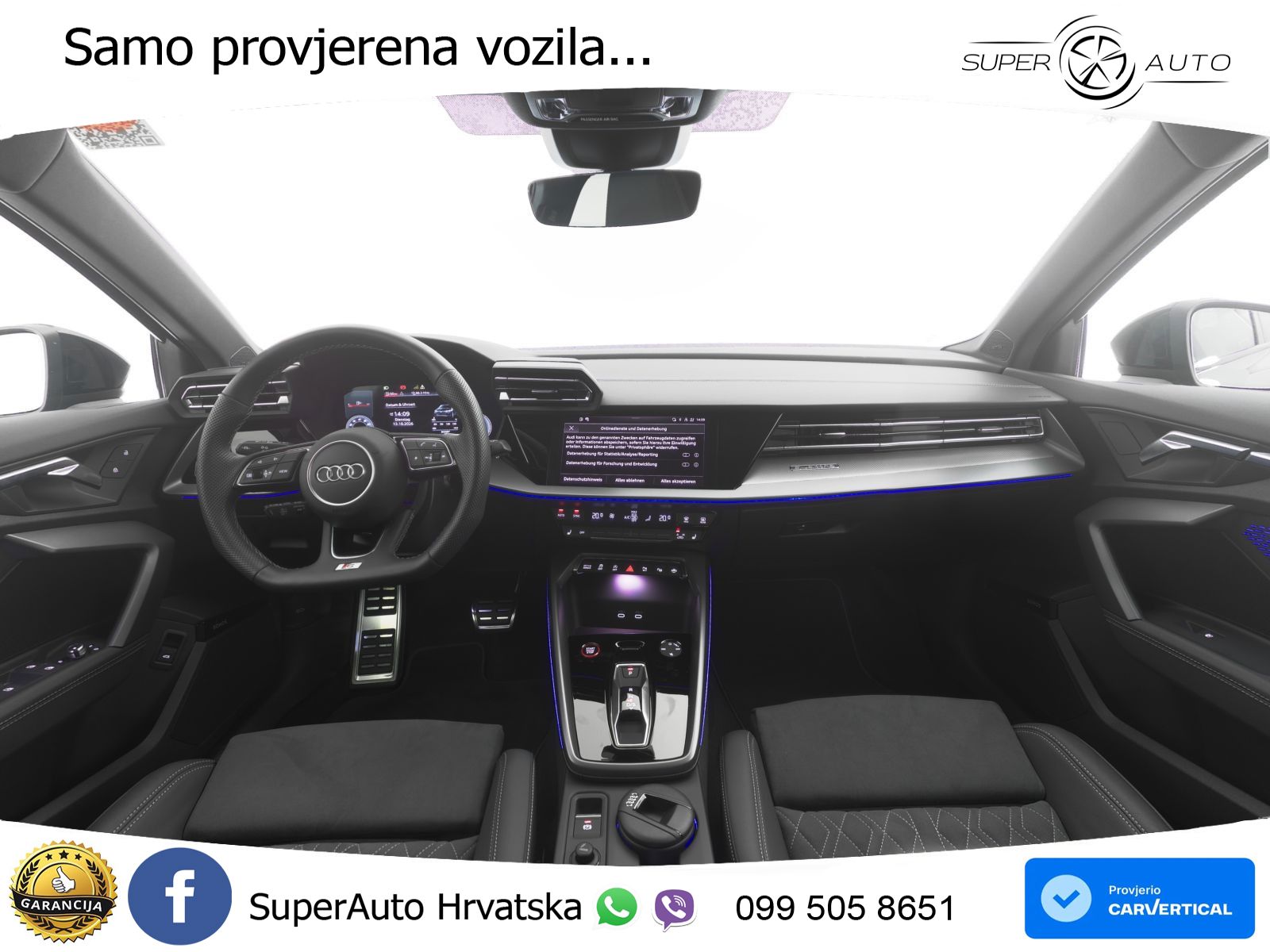 Audi S3 2.0 TFSI (333 KS) quattro S tronic MATRIX+GR SJED+KAM