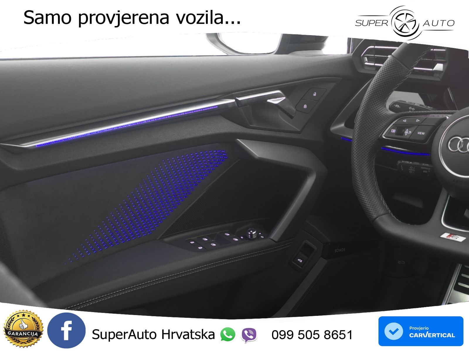 Audi S3 2.0 TFSI (333 KS) quattro S tronic MATRIX+GR SJED+KAM