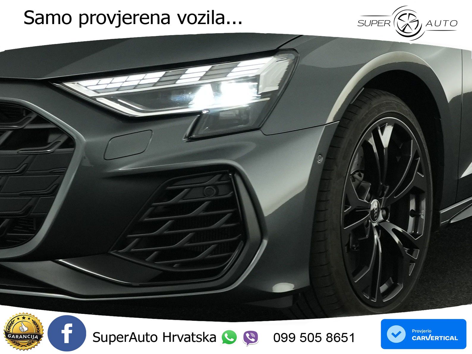 Audi S3 2.0 TFSI (333 KS) quattro S tronic MATRIX+GR SJED+KAM