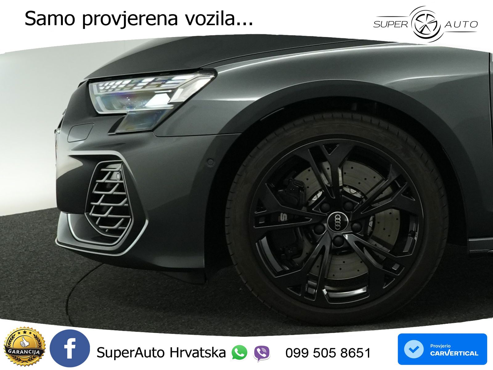 Audi S3 2.0 TFSI (333 KS) quattro S tronic MATRIX+GR SJED+KAM