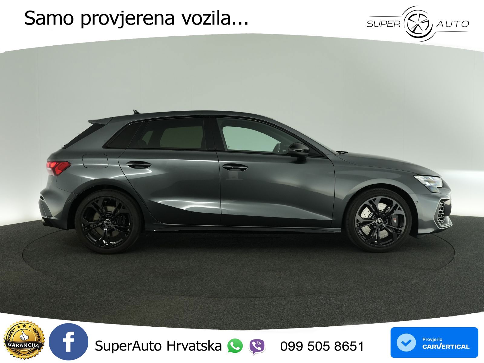 Audi S3 2.0 TFSI (333 KS) quattro S tronic MATRIX+GR SJED+KAM