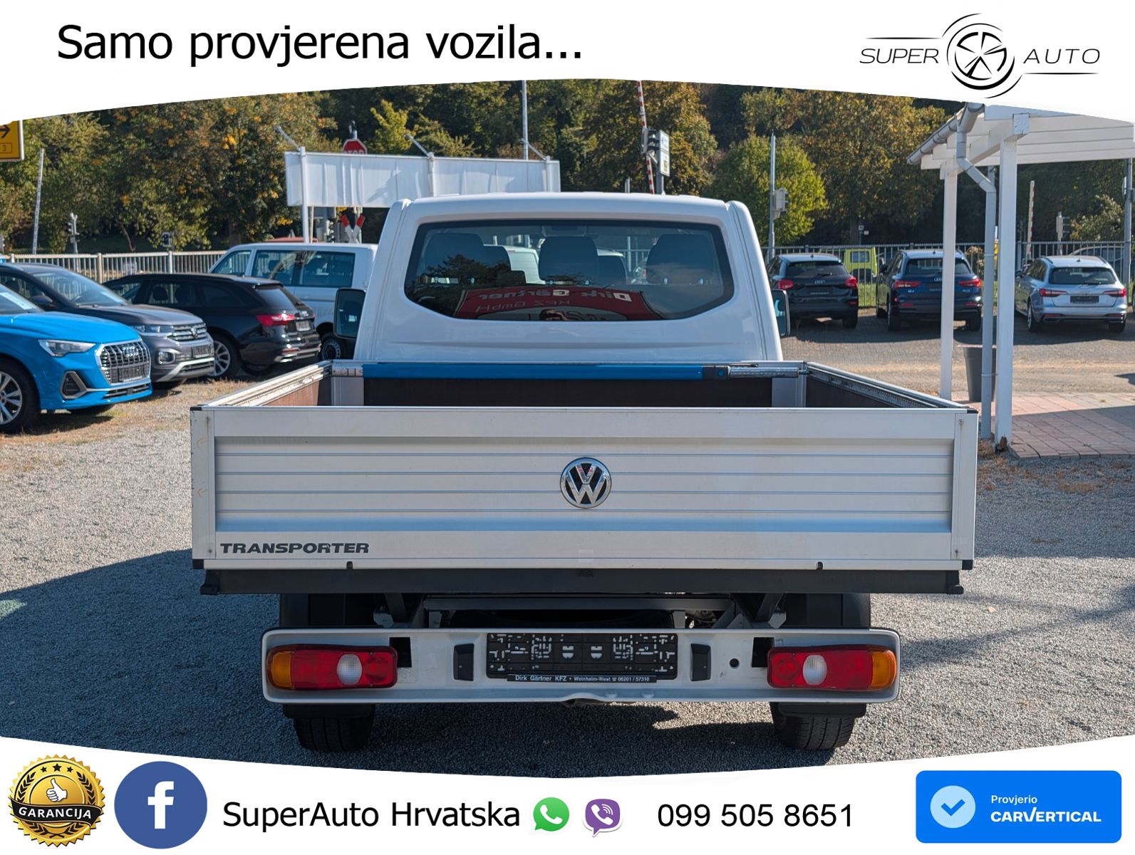 Volkswagen T6.1 Transporter Pritsche lang Doppelkabine 110 KS