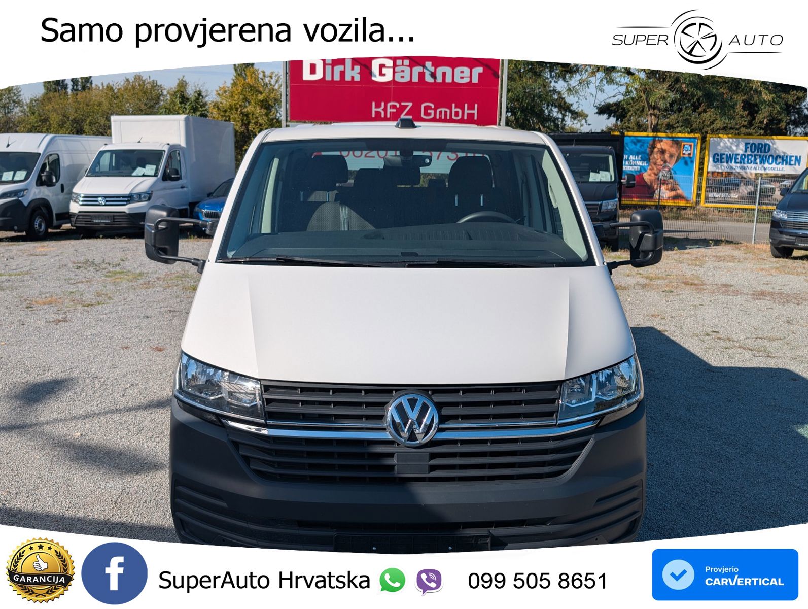 Volkswagen T6.1 Transporter Pritsche lang Doppelkabine 110 KS