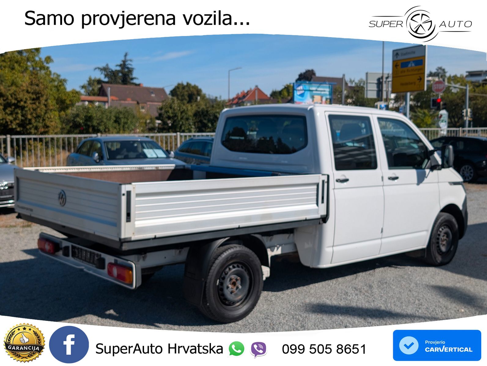 Volkswagen T6.1 Transporter Pritsche lang Doppelkabine 110 KS