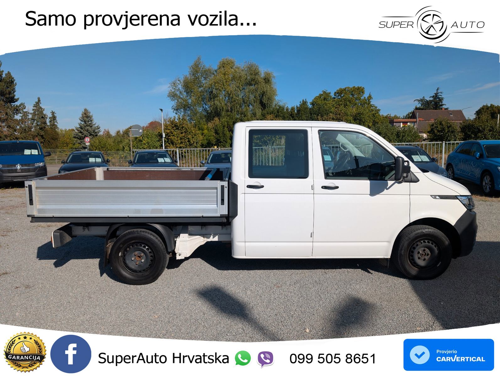Volkswagen T6.1 Transporter Pritsche lang Doppelkabine 110 KS