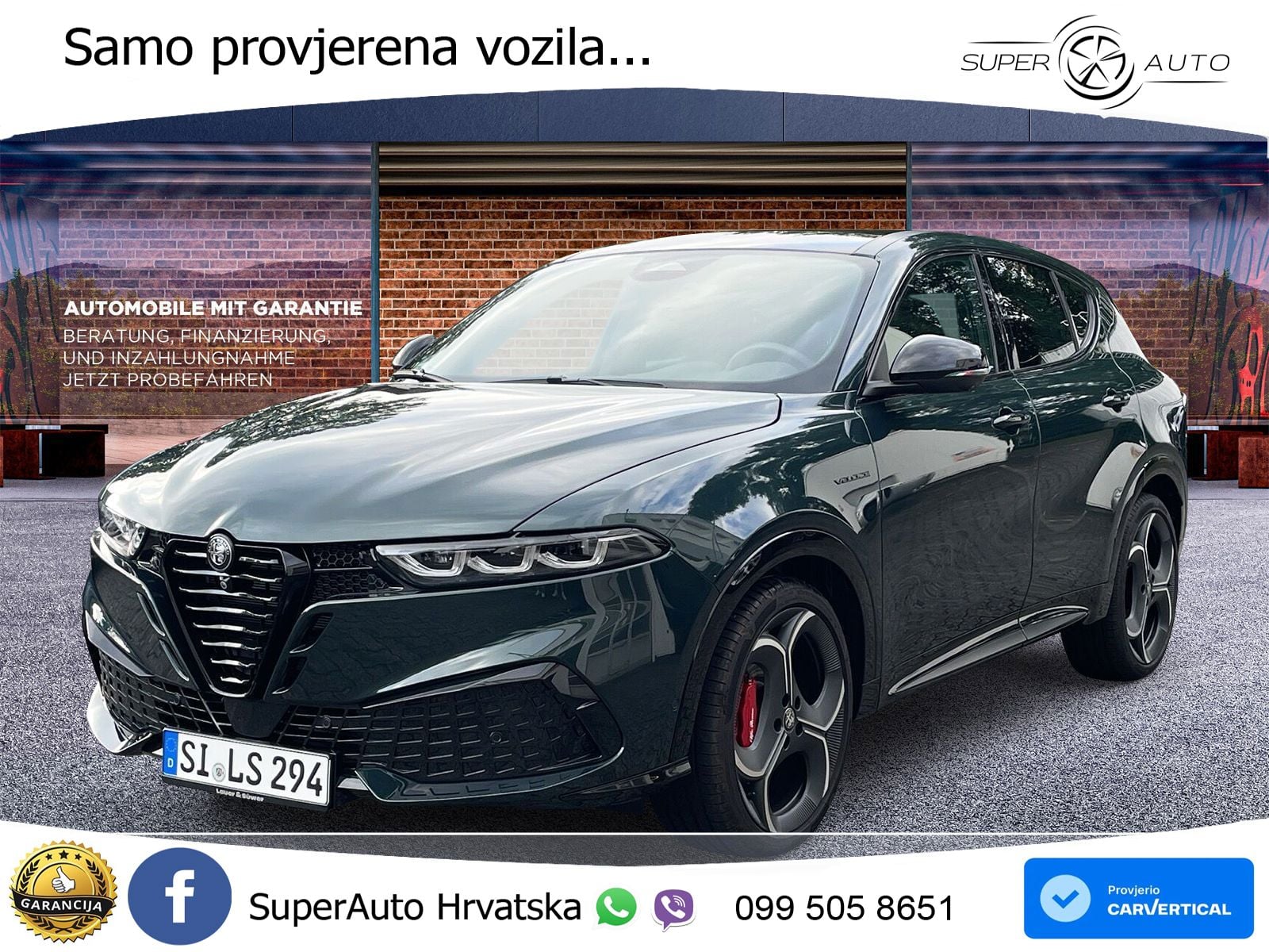 Alfa Romeo Tonale 1.5 VGT (174 KS) Hybrid TCT LED+ACC