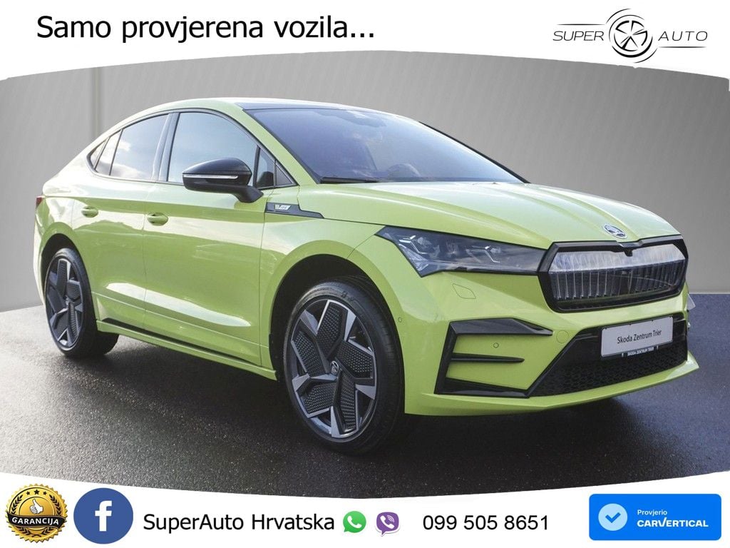 Škoda Enyaq iV RS 82 kWh (340 KS) AWD Lounge LED+GR SJED+ACC