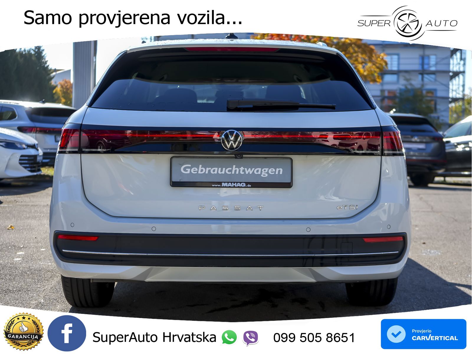 Volkswagen Passat Variant 1.5 eTSI (150 KS) DSG Business LED+GR SJED+ACC