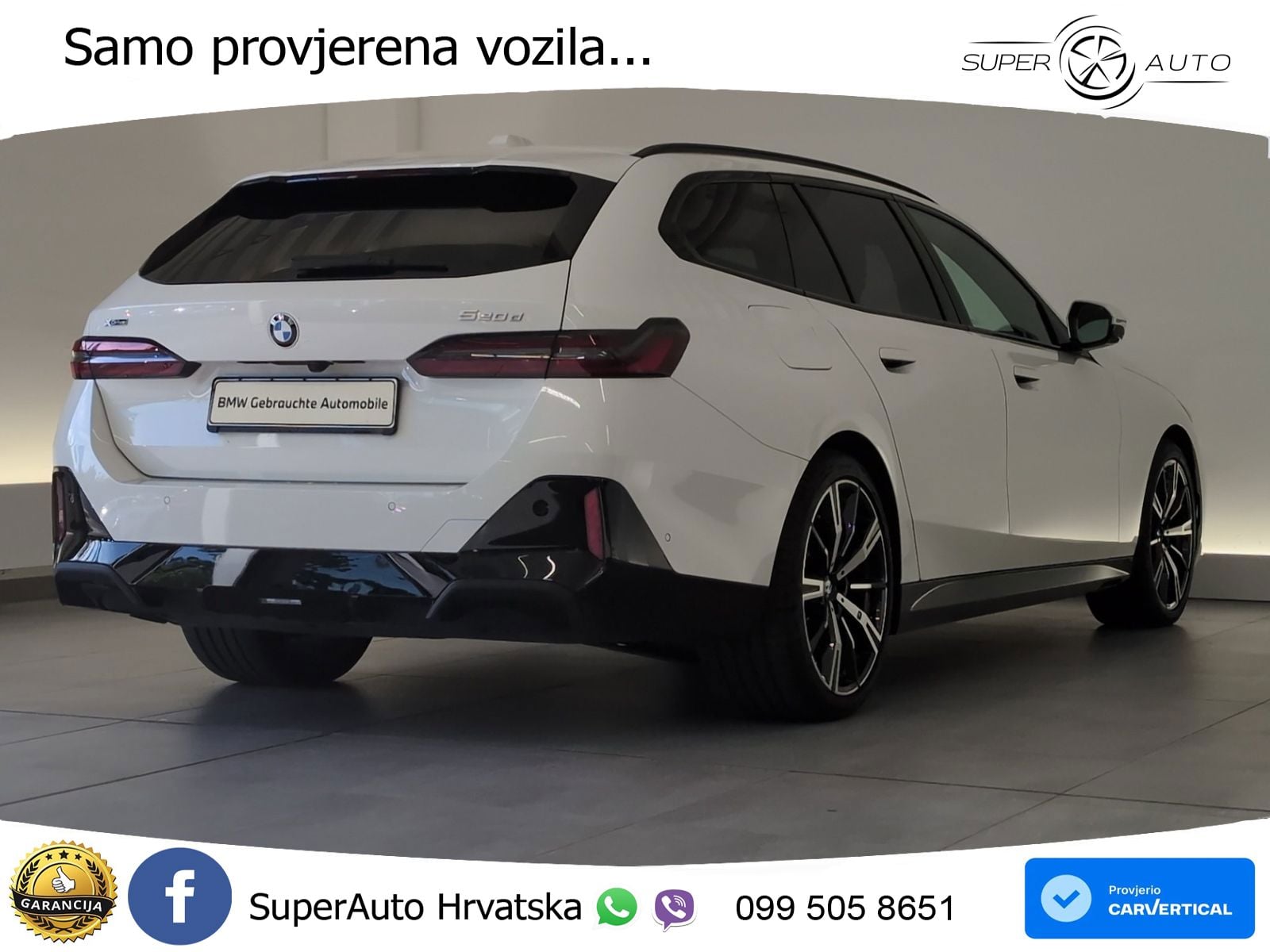BMW 520d Touring (197 KS) xDrive Steptronic M Sport LED+GR SJED+ACC