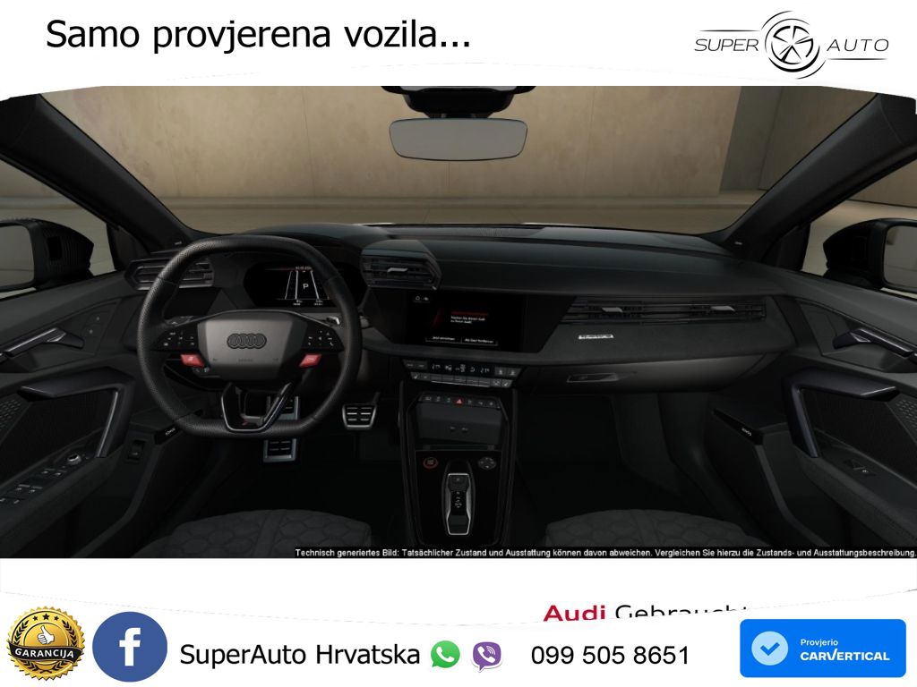 Audi RS3 Sedan 2.5 TFSI (400 KS) quattro S tronic MATRIX+GR SJED+KAM