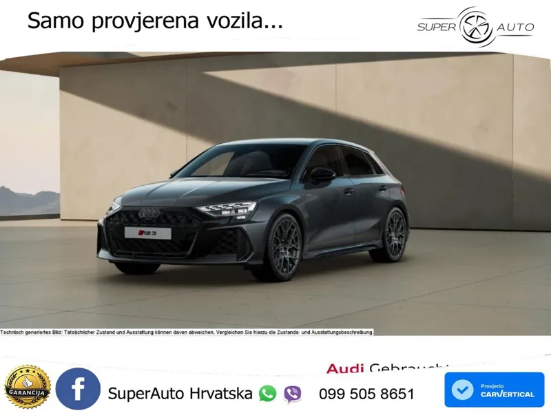 Audi RS3 Sedan 2.5 TFSI (400 KS) quattro S tronic MATRIX+GR SJED+KAM