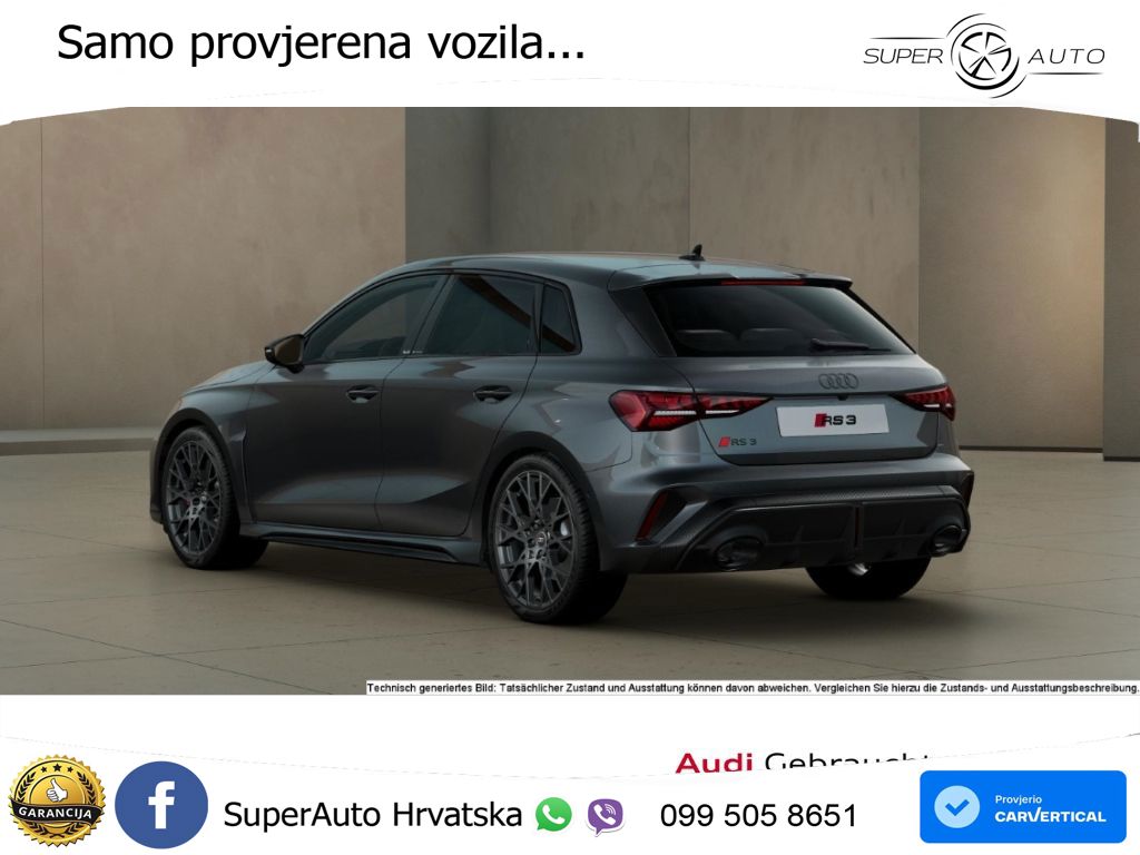 Audi RS3 Sedan 2.5 TFSI (400 KS) quattro S tronic MATRIX+GR SJED+KAM