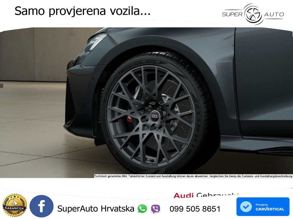 Audi RS3 Sedan 2.5 TFSI (400 KS) quattro S tronic MATRIX+GR SJED+KAM