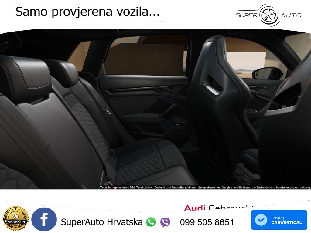 Audi RS3 Sedan 2.5 TFSI (400 KS) quattro S tronic MATRIX+GR SJED+KAM