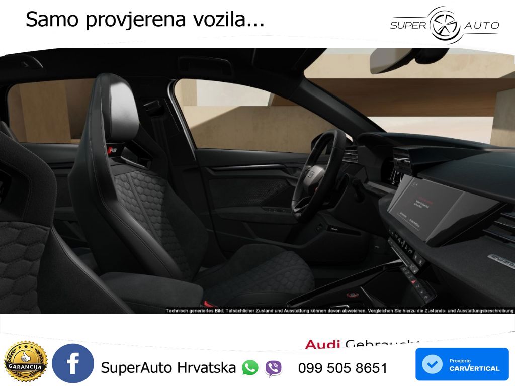 Audi RS3 Sedan 2.5 TFSI (400 KS) quattro S tronic MATRIX+GR SJED+KAM