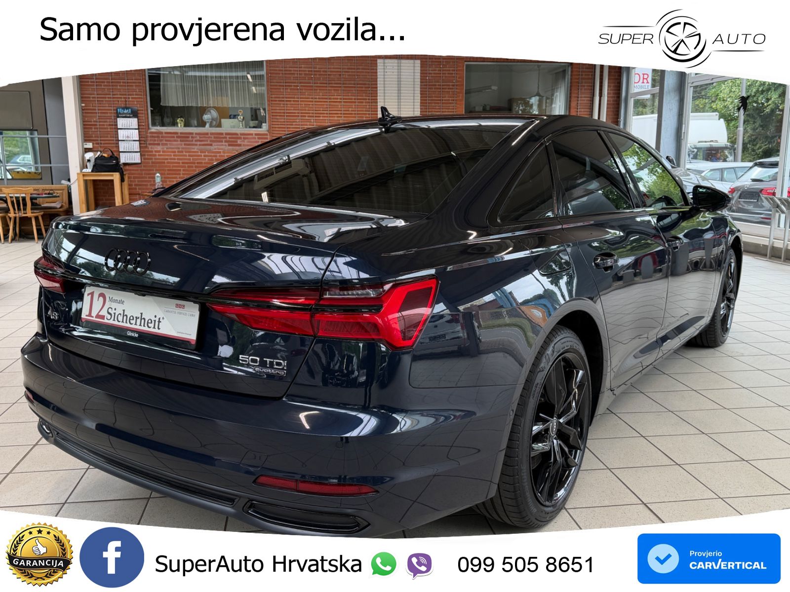 Audi A6 50 TDI V6 (286 KS) quattro tiptronic LED+GR SJED+ACC