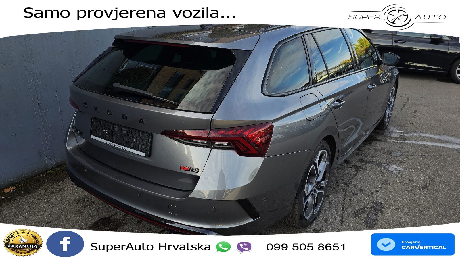 Škoda Octavia Combi RS 2.0 TDI (200 KS) DSG LED+GR SJED+ACC