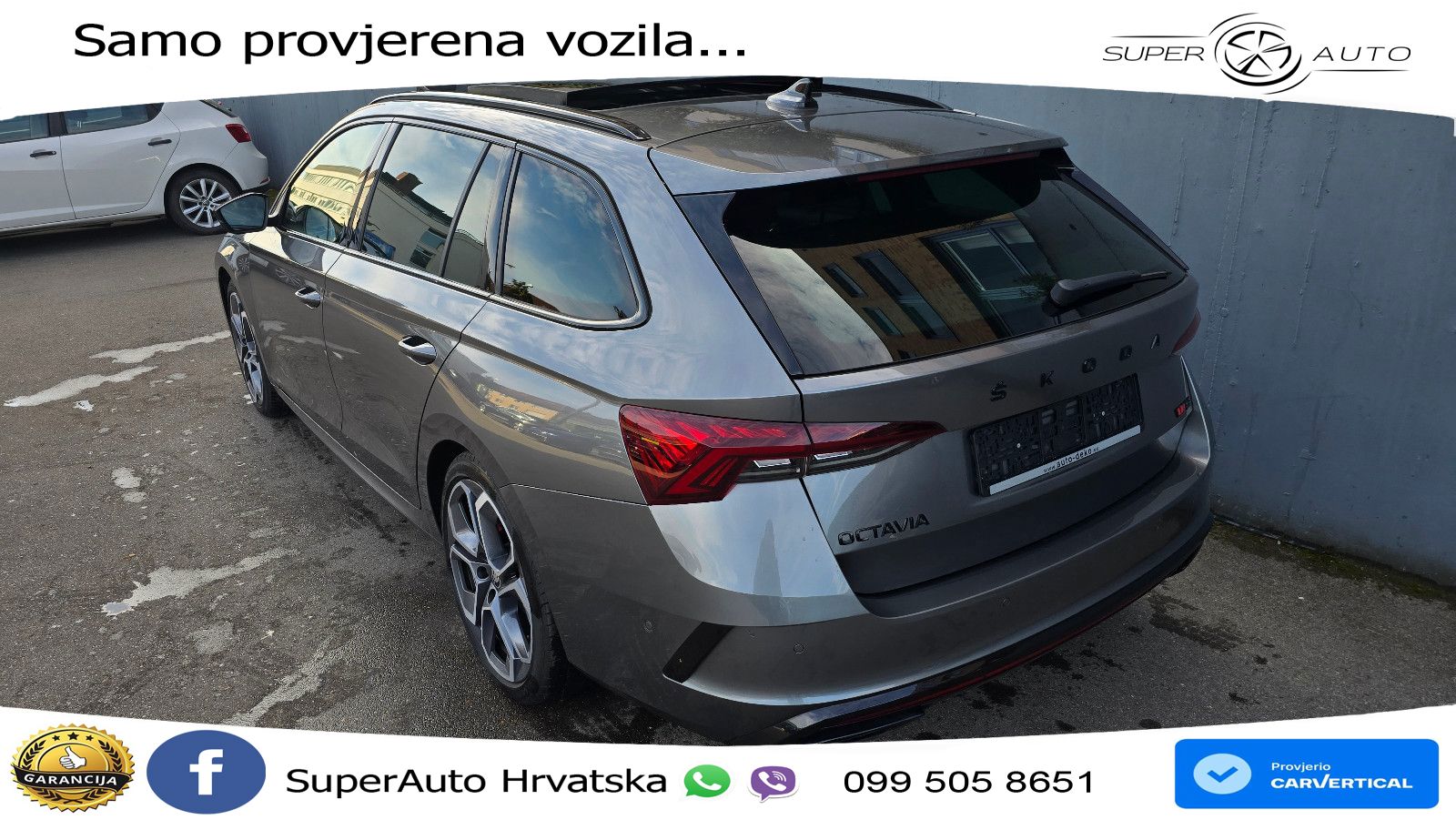Škoda Octavia Combi RS 2.0 TDI (200 KS) DSG LED+GR SJED+ACC