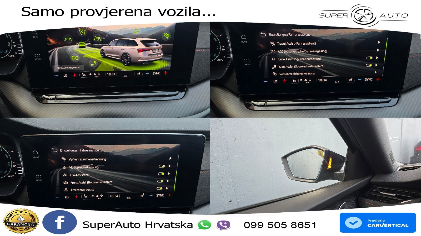 Škoda Octavia Combi RS 2.0 TDI (200 KS) DSG LED+GR SJED+ACC