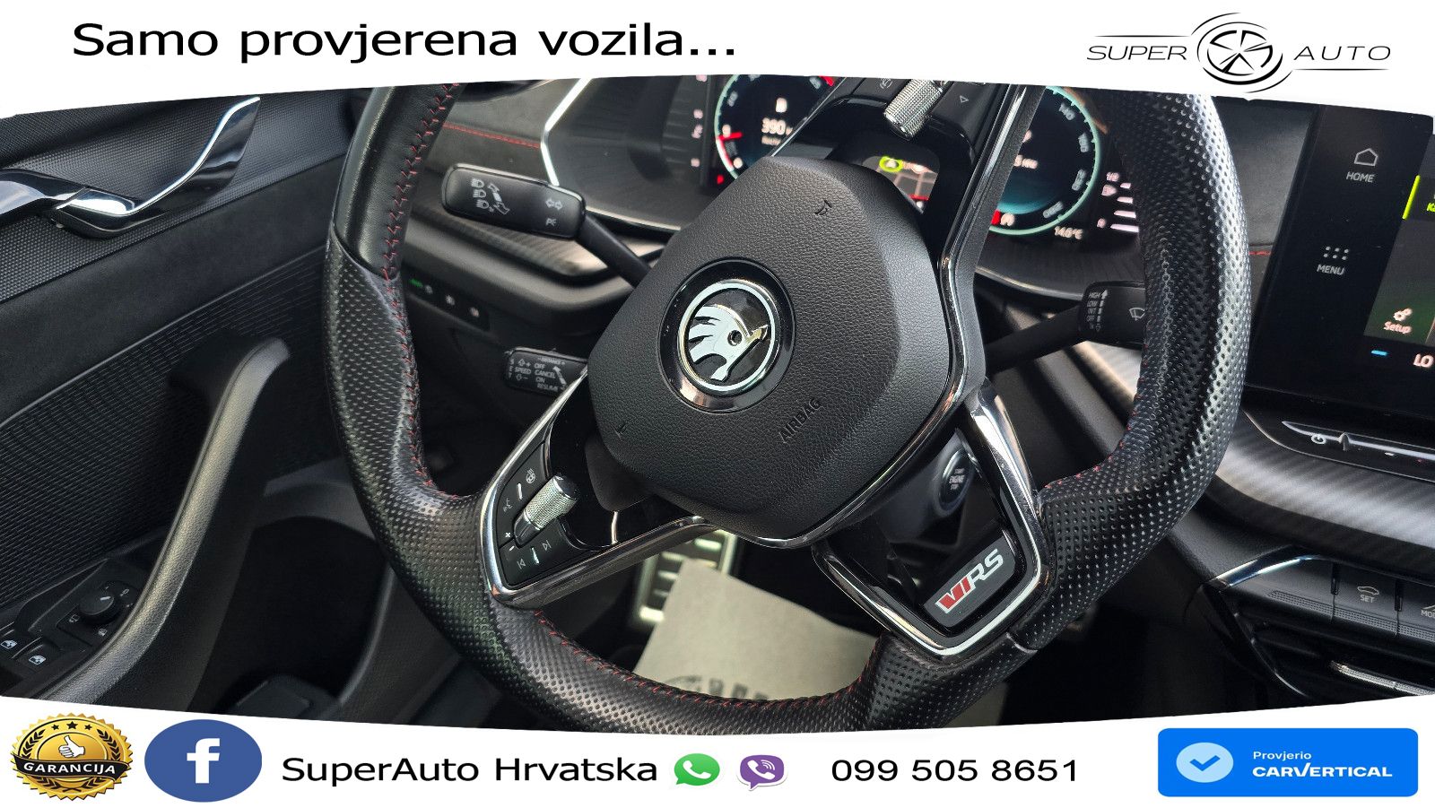Škoda Octavia Combi RS 2.0 TDI (200 KS) DSG LED+GR SJED+ACC
