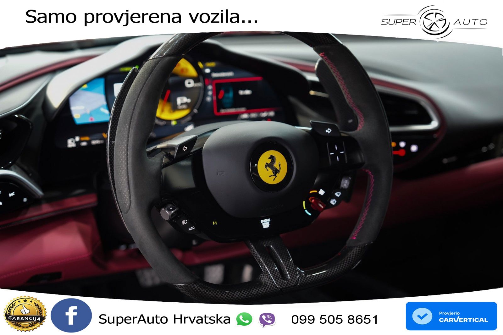 Ferrari 296 GTB 3.0 V6 (830 KS) F1 DCT