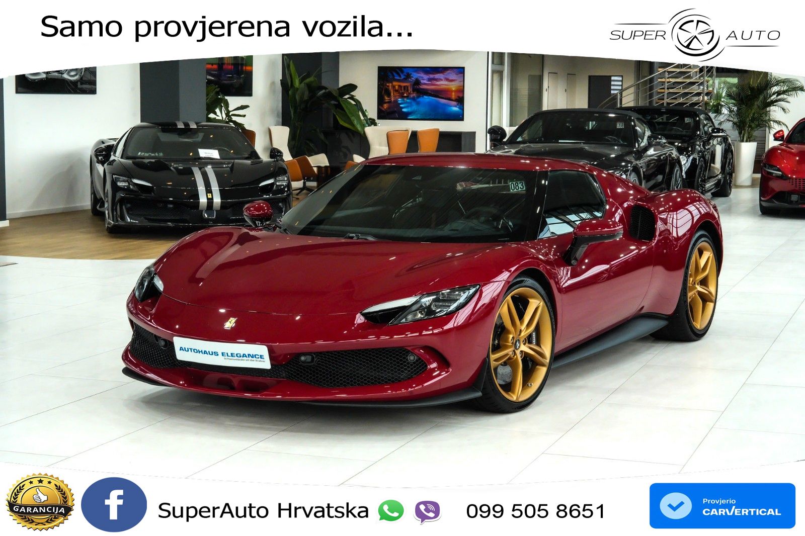 Ferrari 296 GTB 3.0 V6 (830 KS) F1 DCT