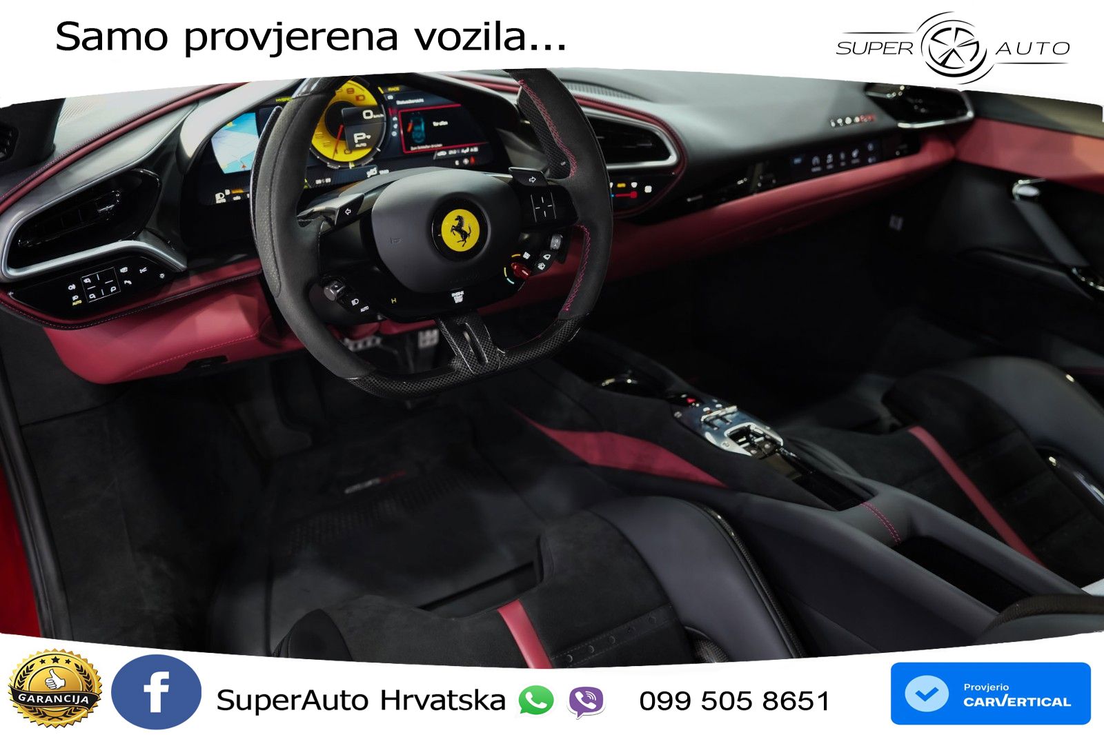 Ferrari 296 GTB 3.0 V6 (830 KS) F1 DCT