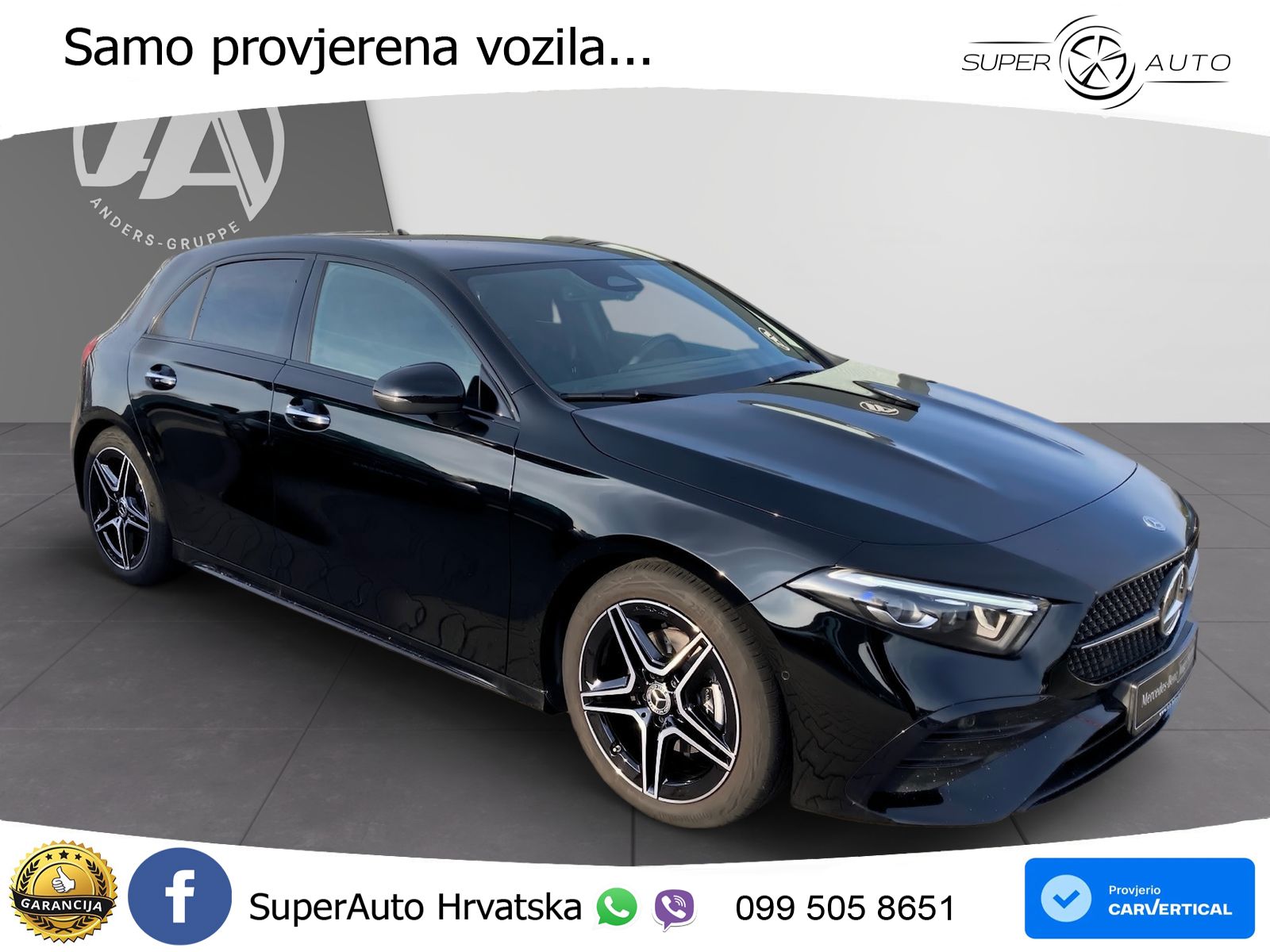 Mercedes-Benz A 200d 8G-DCT AMG LED+GR SJED+ACC