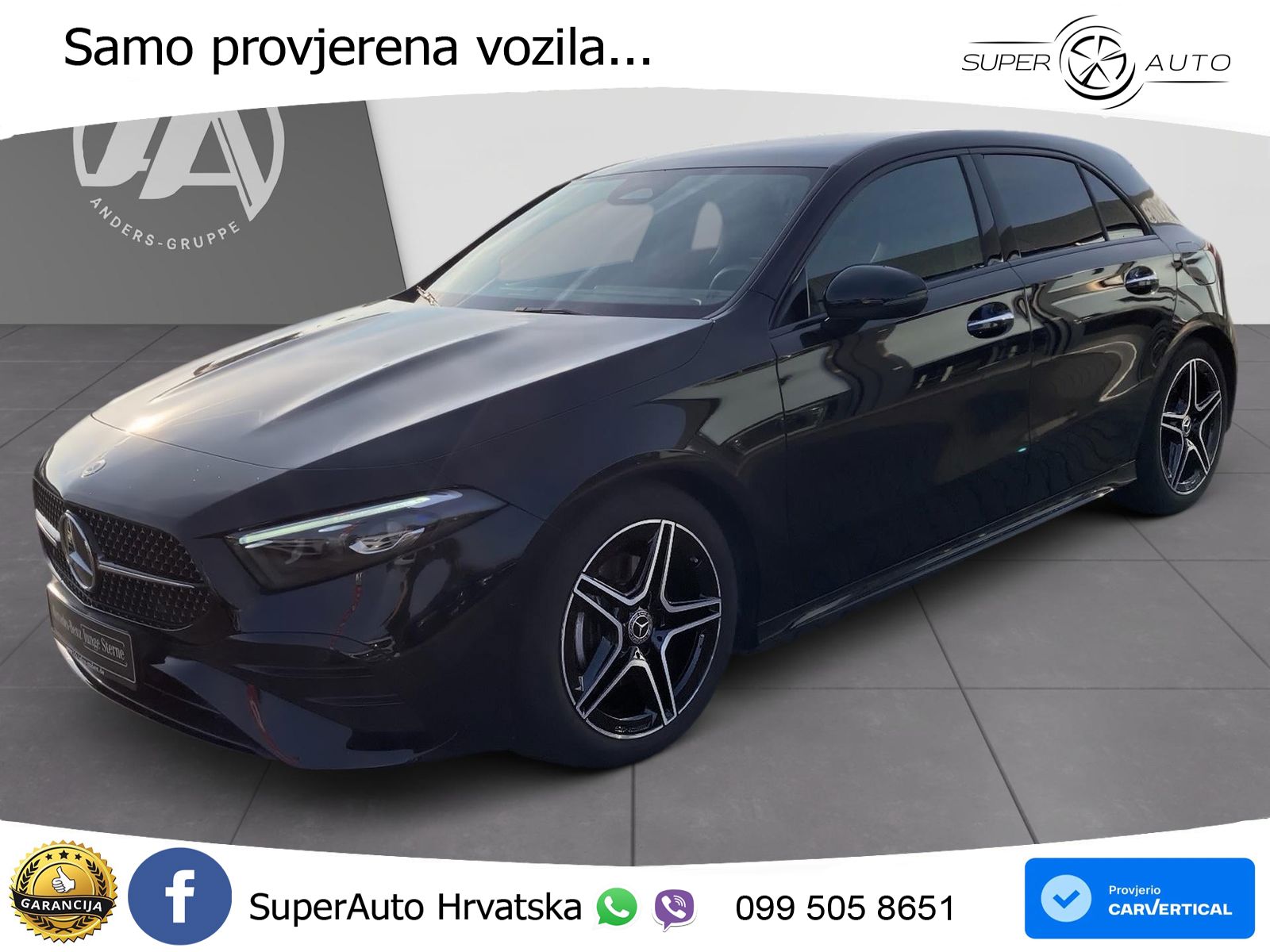 Mercedes-Benz A 200d 8G-DCT AMG LED+GR SJED+ACC