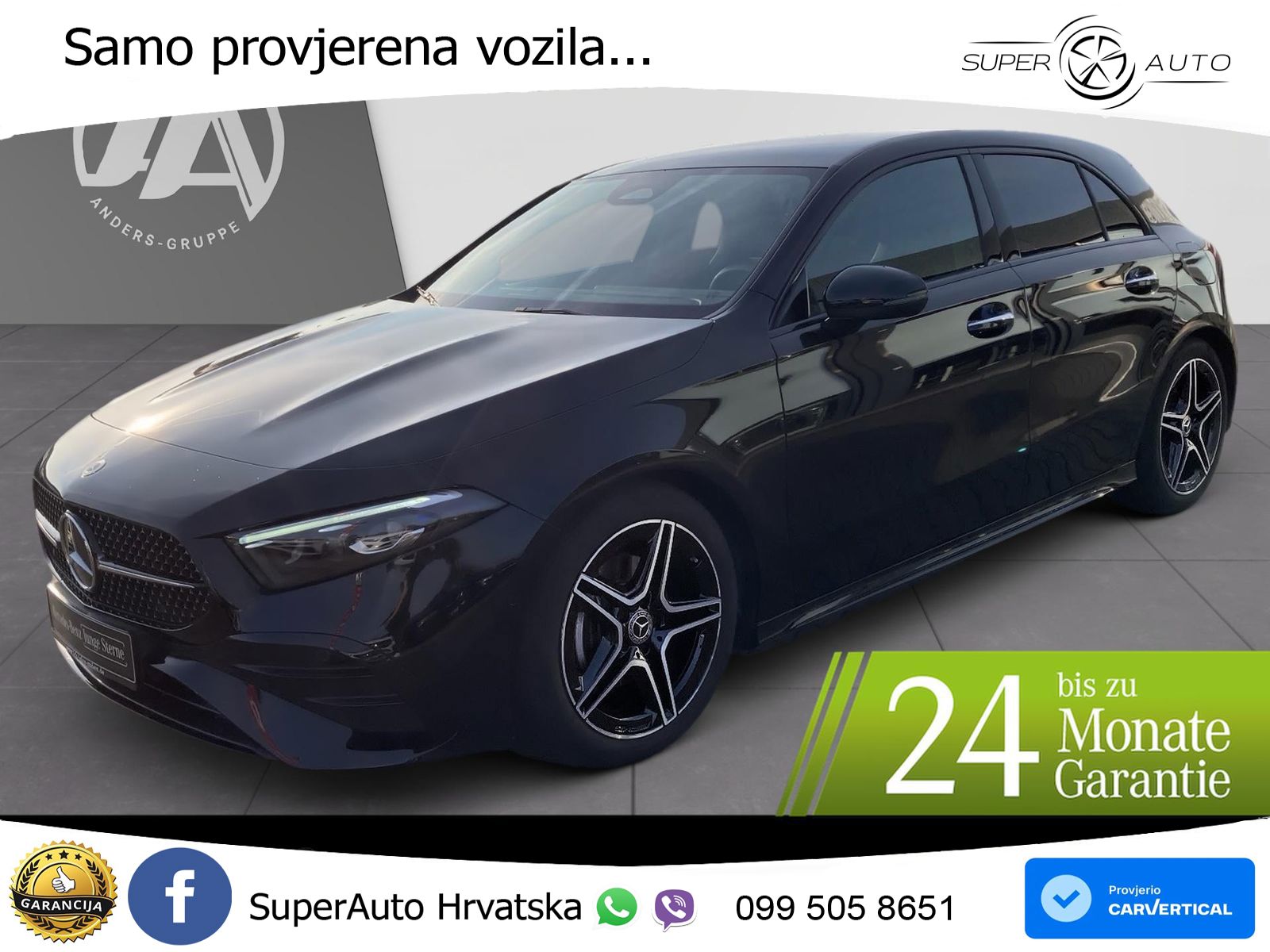 Mercedes-Benz A 200d 8G-DCT AMG LED+GR SJED+ACC