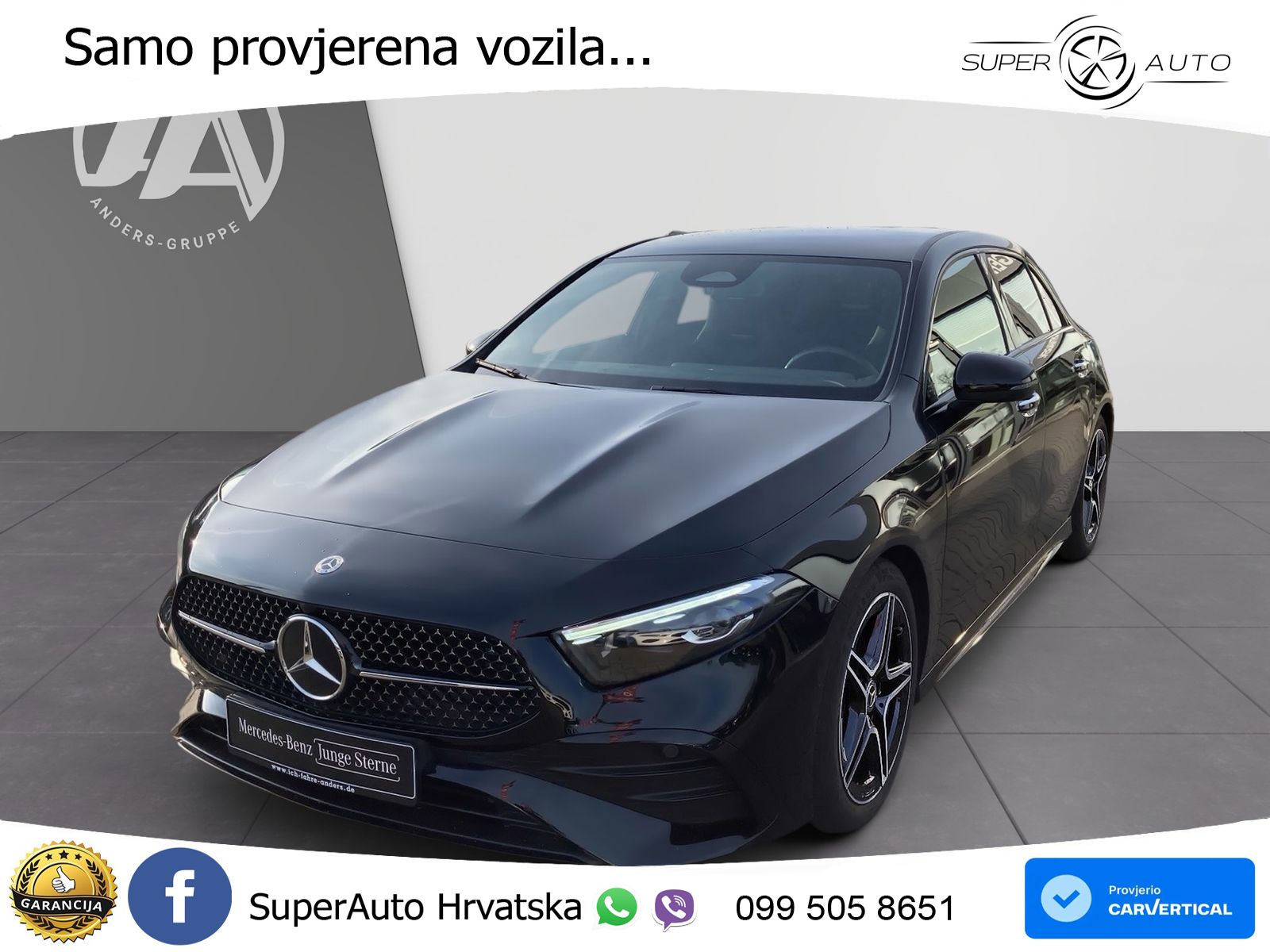 Mercedes-Benz A 200d 8G-DCT AMG LED+GR SJED+ACC