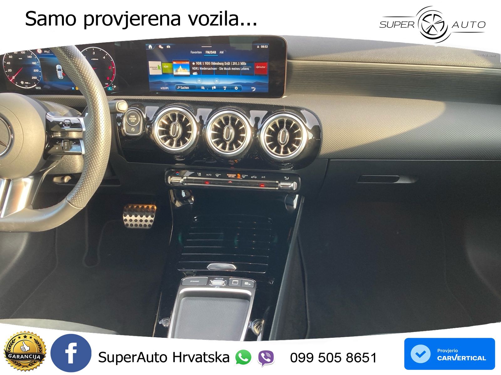 Mercedes-Benz A 200d 8G-DCT AMG LED+GR SJED+ACC