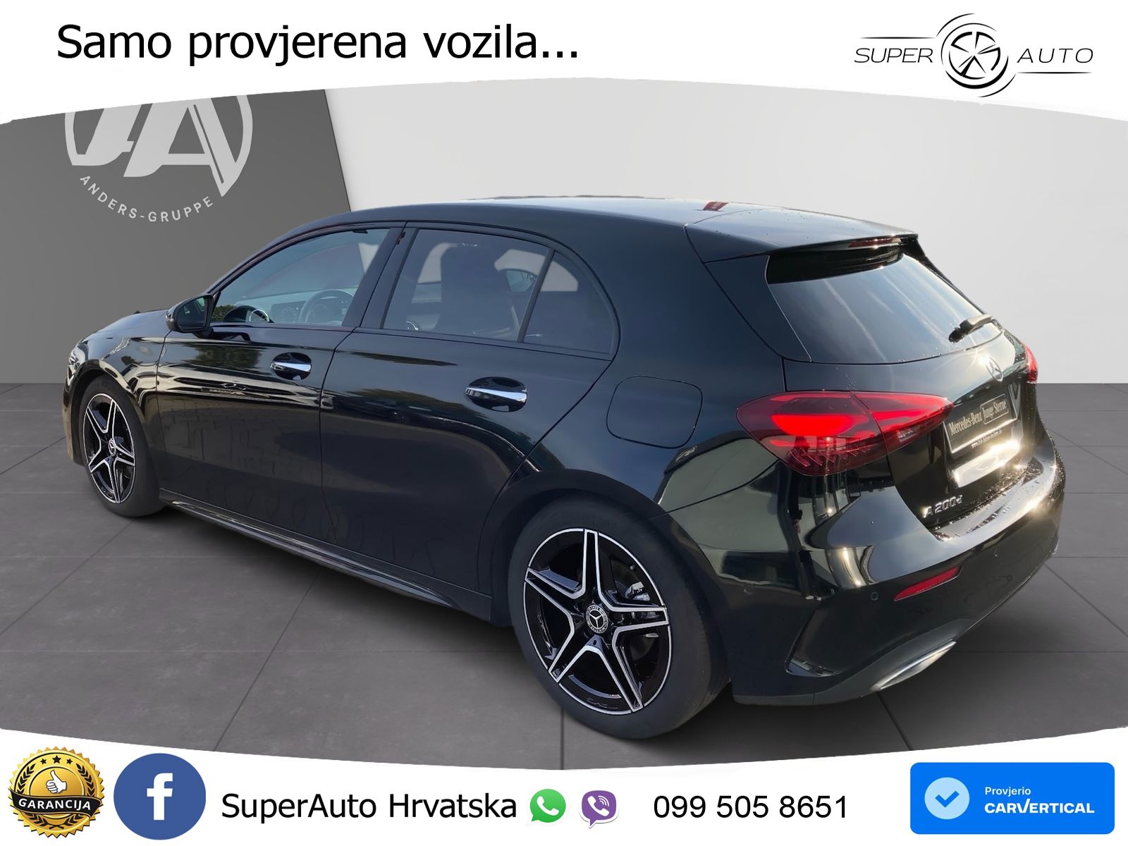 Mercedes-Benz A 200d 8G-DCT AMG LED+GR SJED+ACC
